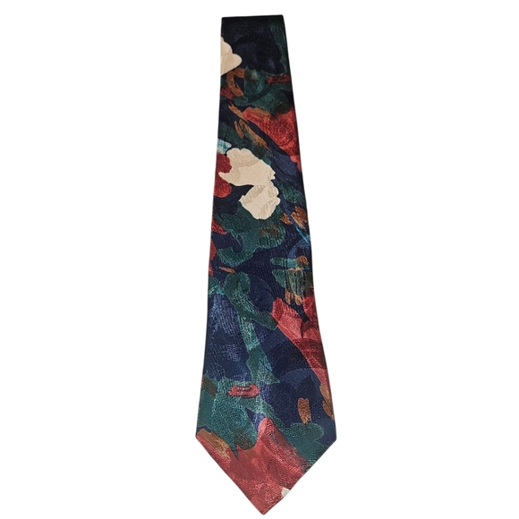 Vintage Towncraft Red and Blue Artistic Necktie Like New Condition - Picture 2 of 5